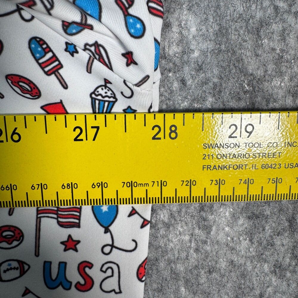 Sunday Swagger Polo Shirt Mens 3XL White Short Sleeve USA 4th Of July Print - Picture 9 of 10